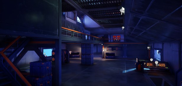 Three Suns — Combat rooms, work-in-progress screenshot