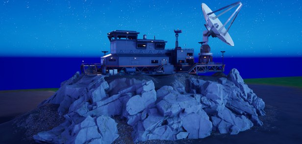 Three Suns — The Listening Station, work-in-progress screenshot